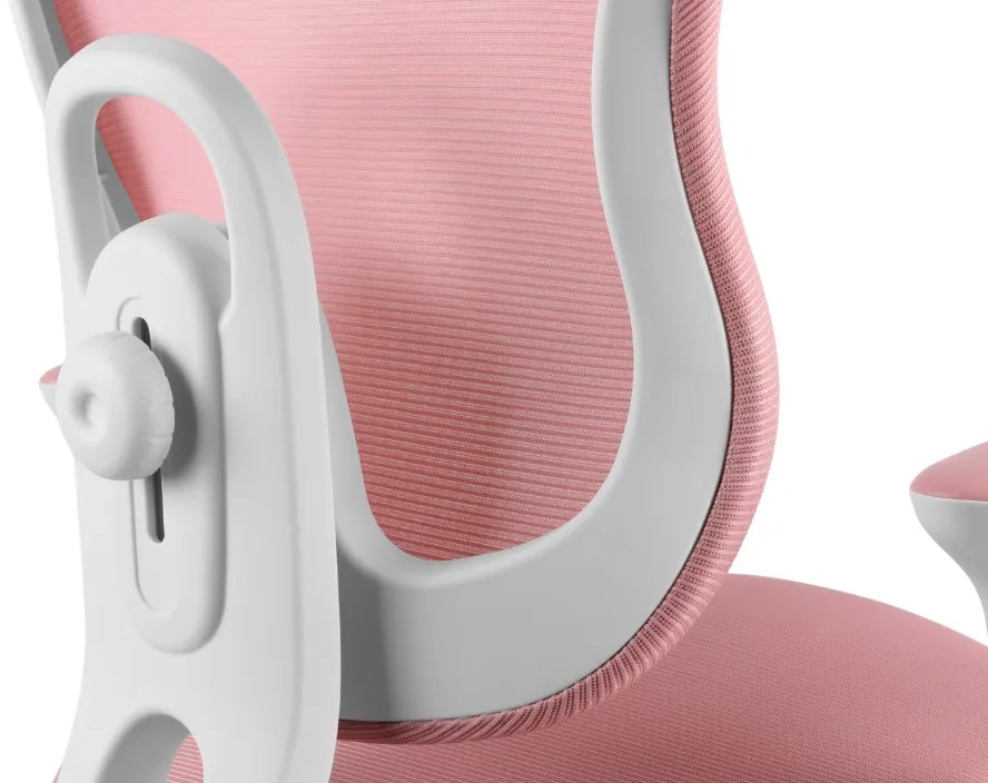 Detská rastúca stolička Neoseat MIKY — látka, ružová