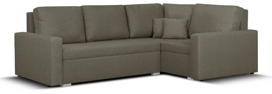 Rozkládací rohová sedací souprava MODO Světle hnědá