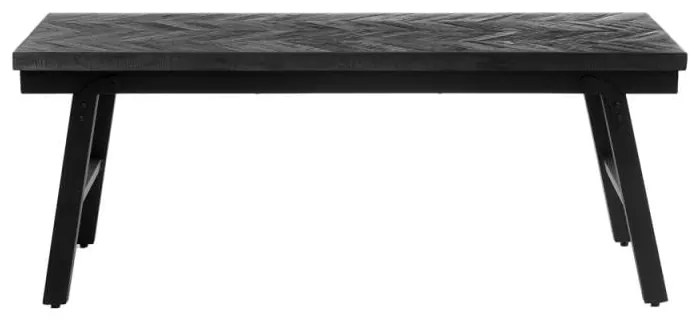 BAZAR BIZAR The Herringbone Bench - Black - 110 lavica
