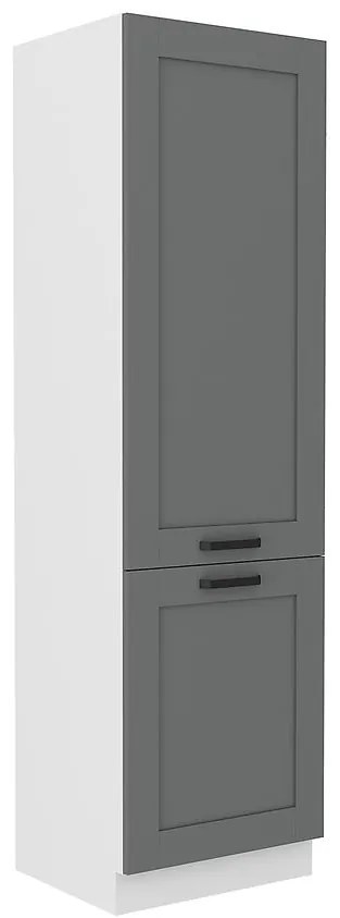 Kuchynská skrinka Luna dustgrey/biela 60DK-210 2F