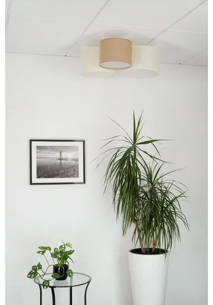 Brilagi - Stropné svietidlo SPIDER 3xE27/15W/230V béžová/krémová