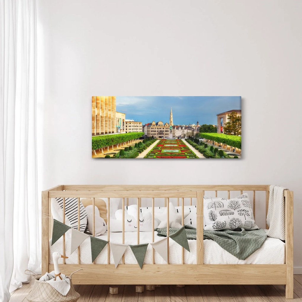 Obraz - Brusel (120x50 cm)