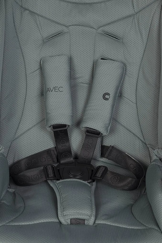 Športový kočík pre dvojčatá CAVOE Avec Boho Green