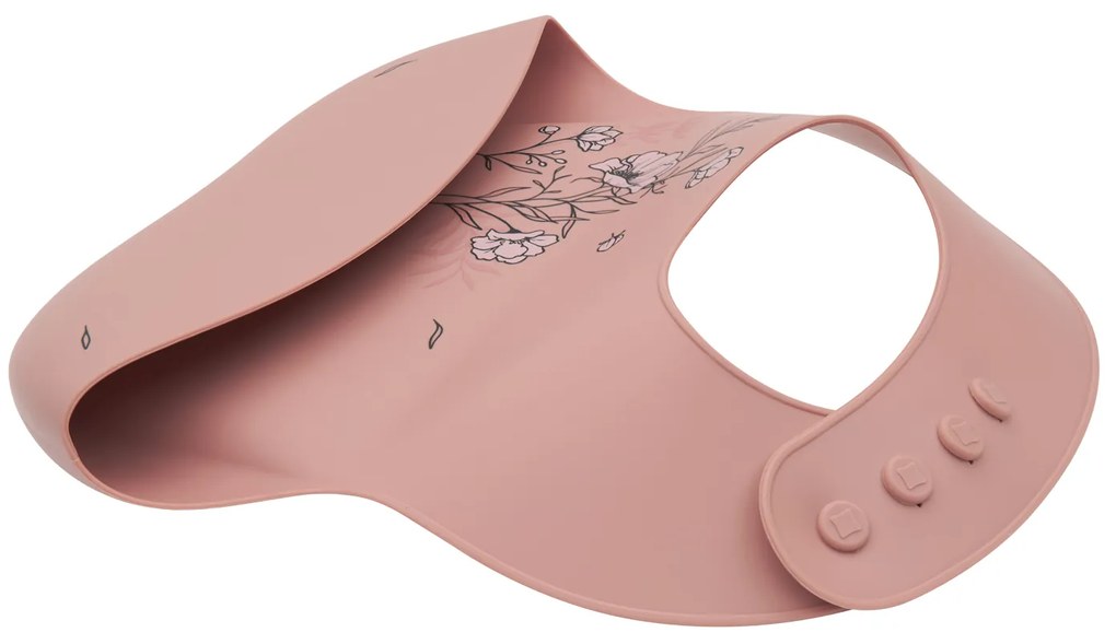 Podbradník s vreckom Platinum Silicone Flora Blush