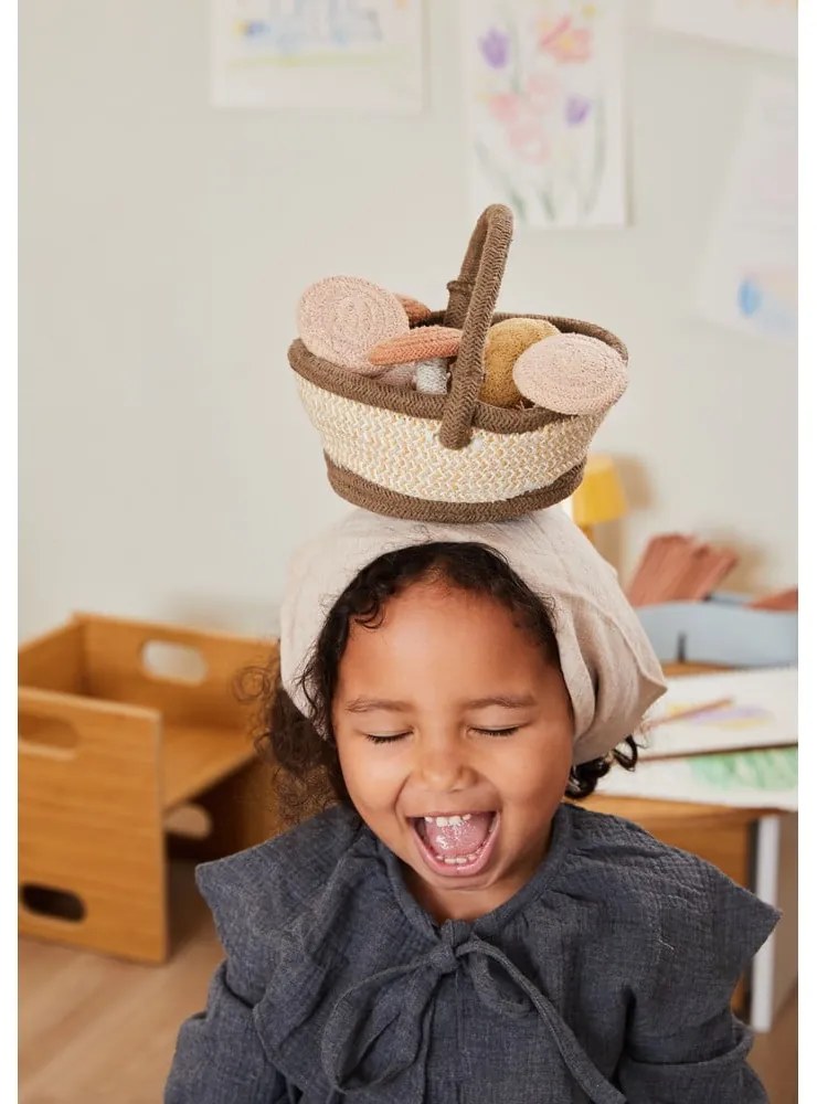 Béžový bavlnený detský hrací koberec 120x160 cm Mushroom Forest – Lorena Canals