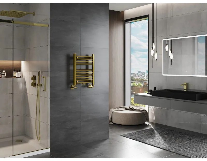 Mexen Mars, vykurovacie teleso 500x400 mm, 140 W, zlatá lesklá, W110-0500-400-00-50