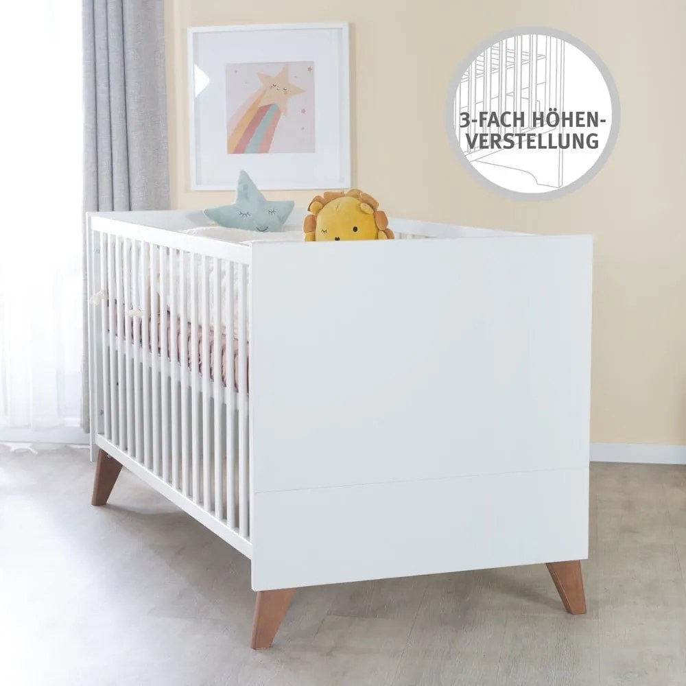 Postieľka v bielo-prírodnej farbe 70x140 cm Ole – Roba