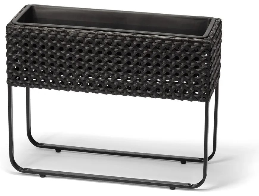 Čierny záhradný kvetináč Bonami Essentials Magnolia