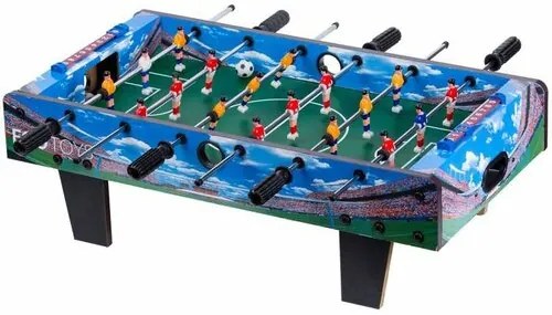 ECOTOYS Stolní fotbal 70x36cm modrý