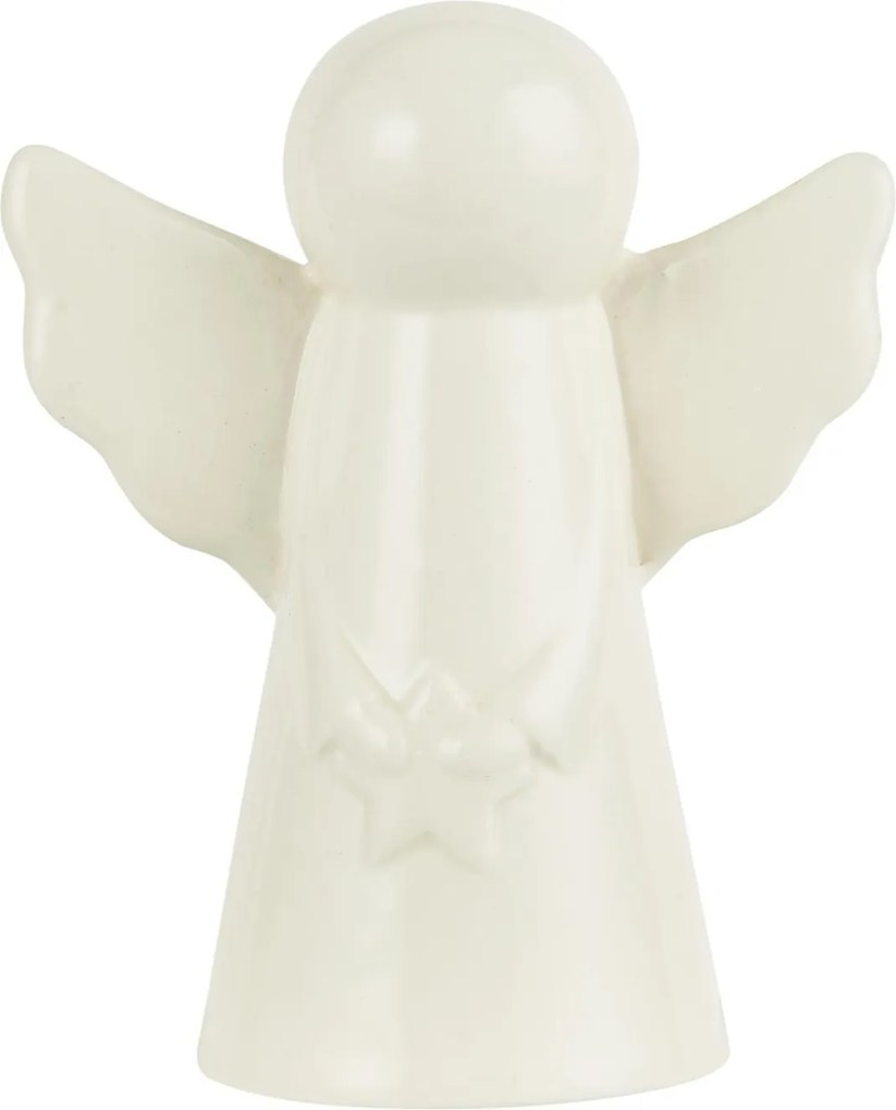 IB LAURSEN Porcelánový anjel Angel Star 10 cm