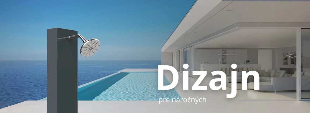 Solárna sprcha Tevere N, 28L, nerezová oceľ, ľahká údržba