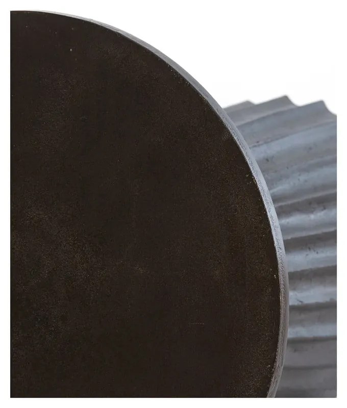 Kovový okrúhly odkladací stolík ø 40 cm Veglia – Light &amp; Living