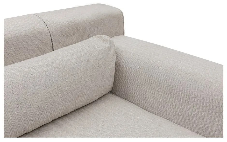 Svetlobéžová rohová pohovka Artie Jivago, pravý roh