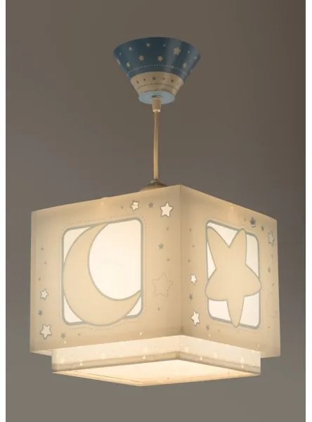 Dalber 63232T - Detský luster MOON LIGHT 1xE27/60W/230V