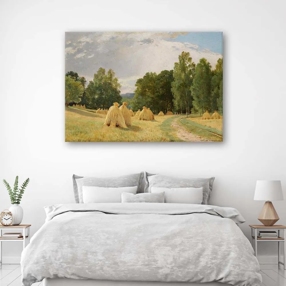 Gario Obraz na plátne Kopy sena - Ivan Ivanovič Šiškin, reprodukcia Rozmery: 120 x 80 cm