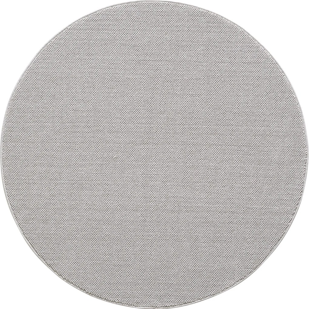 Kusový koberec Loom 4300 Silver kruh, 160x160 (priemer) kruh, šedá, obývacia izba, Ayyildiz