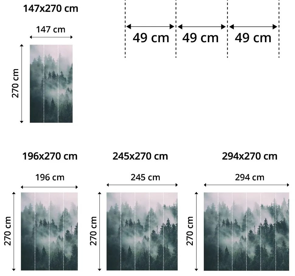 Samolepiaca tapeta jemné sivé akvarelové mraky