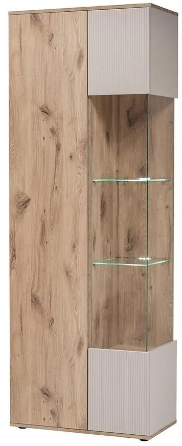 Vitrína Catalina DVC CT WSW dub viking/kašmír