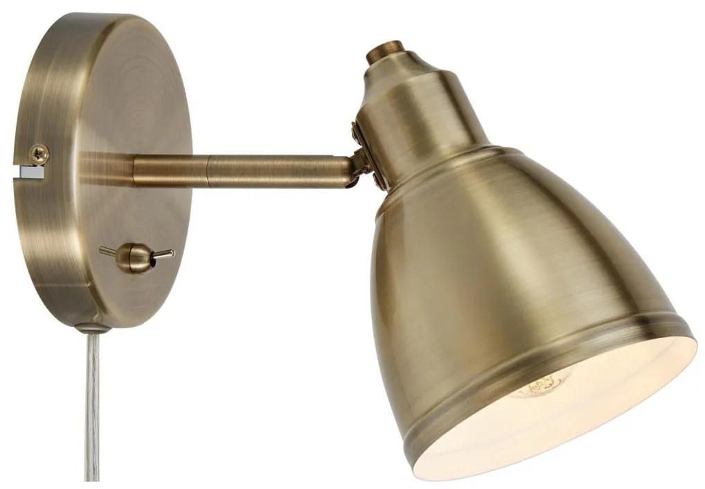 Markslöjd 108714 - Nástenná lampa STORY 1xE14/40W/230V mosadz