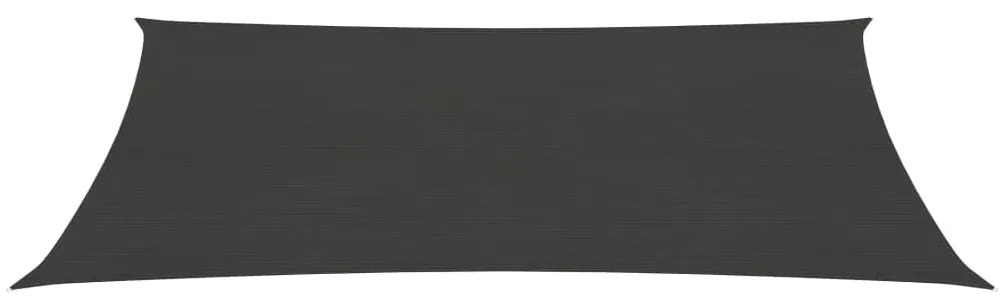 vidaXL Tieniaca plachta 160 g/m², antracitová 3x6 m, HDPE