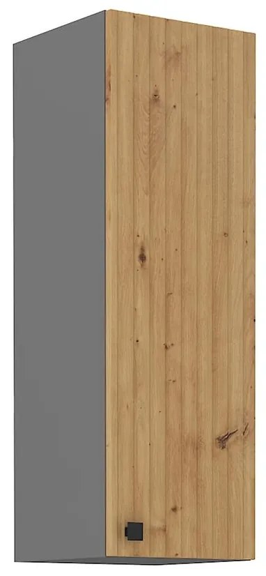 Kuchynská skrinka AVA dub artisan/antracitová 30g-90 1f