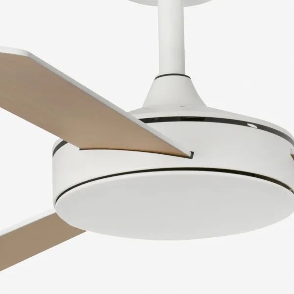 FARO 33603DC - Stropný ventilátor MINI MALLORCA S hnedá/biela pr. 106 cm + DO