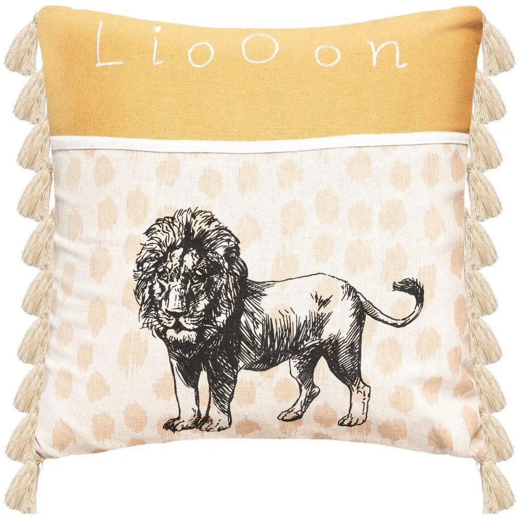 Atmosphera Créateur d'intérieur Detský úložný vankúš na pyžamo Lev Lion – Atmosphera for Kids