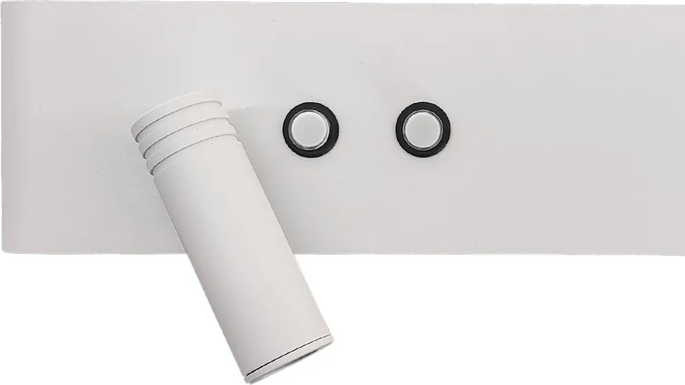 Nástenné LED svietidlo Resort L, 1x LED 10+3w, 4000k, (možnosť polohovania), w