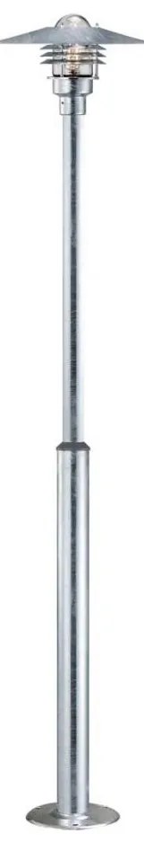 Nordlux - Vonkajšie svietidlo VEJERS 1xE27/60W/230V IP54 strieborné