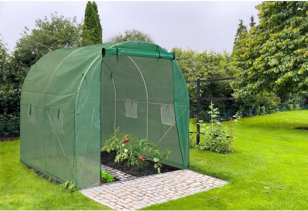 Skleník G21 200 x 200 x 200 cm, zelený
