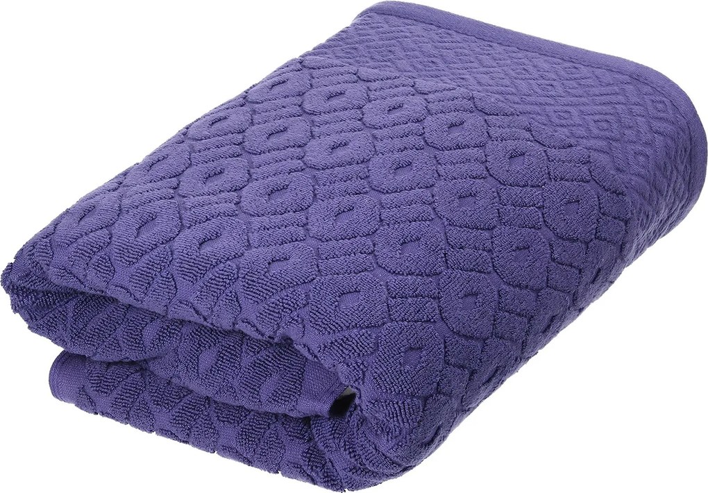 Uterák Lattice 50x90 cm deep violet