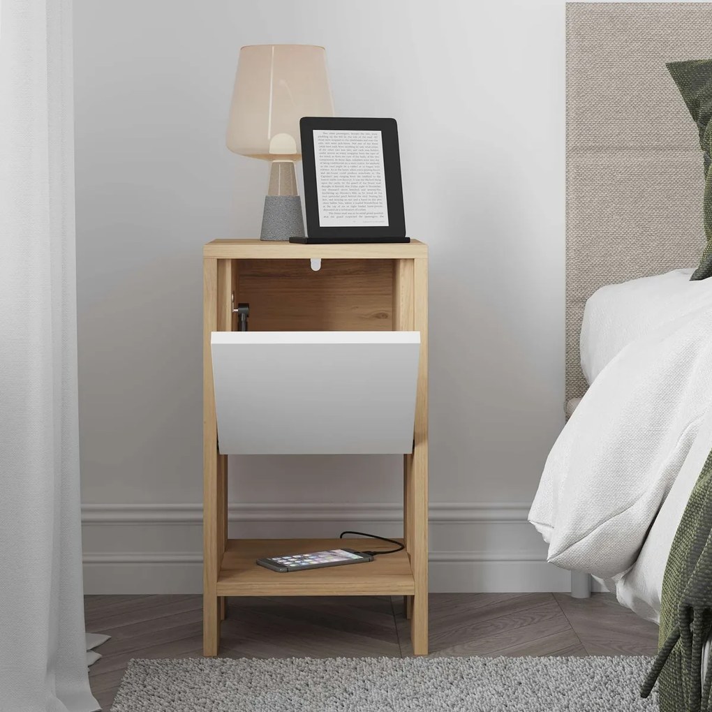 Nočný stolík Ema Sapphire Oak