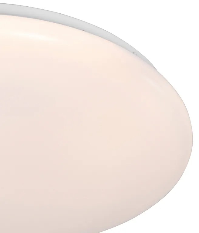 Stropné svietidlo biele 33 cm vrátane LED a stmievača s diaľkovým ovládaním - Iene