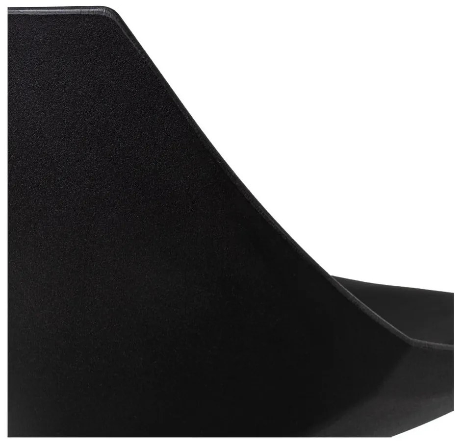 Čierne barové stoličky s nastaviteľnou výškou z imitácie kože v súprave 2 ks (výška sedadla 56,5 cm) – Casa Selección