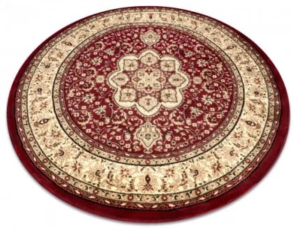 Koberec ROYAL ADR kruh vzor 521 bordo