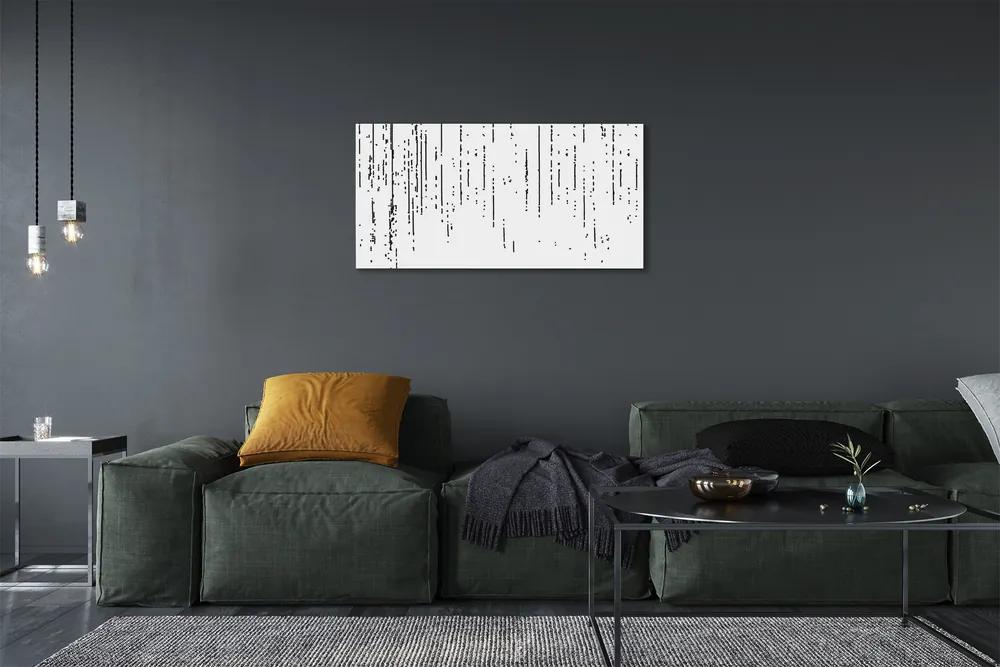 Obraz na plátne Bodky a pruhy 120x60 cm