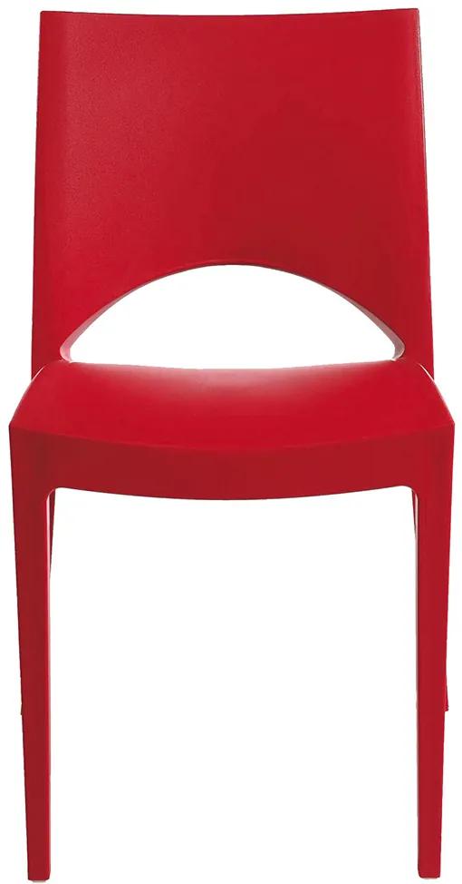 Stima Plastová stolička PARIS Odtieň: Rosso - červená