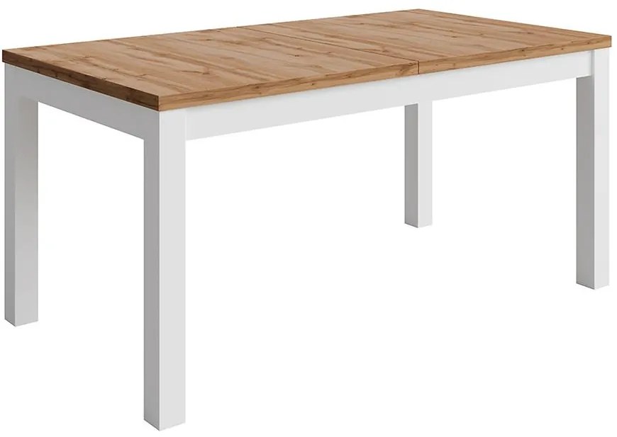 Stôl Agat 160+2x40 wotan/biela