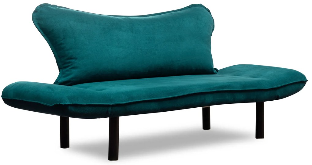 Rozkladacia pohovka dvojsed Chatty (petrolejová). Akcia -14%. Vlastná spoľahlivá doprava až k Vám domov. 1062610