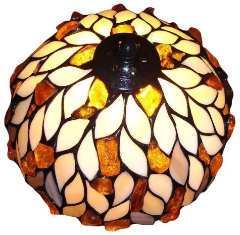 Lampa Tiffany jantarová 33*20Ø AMBER