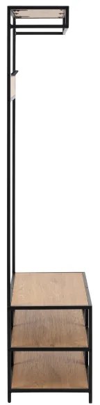 Predsieňová stena SARON dub/čierna