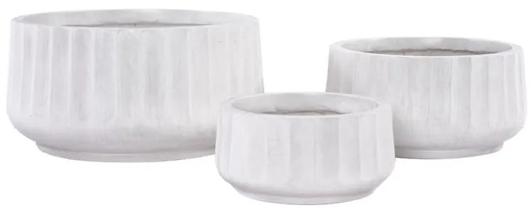 Kvetináč LT14912-3S 30x30x15 P117 biela