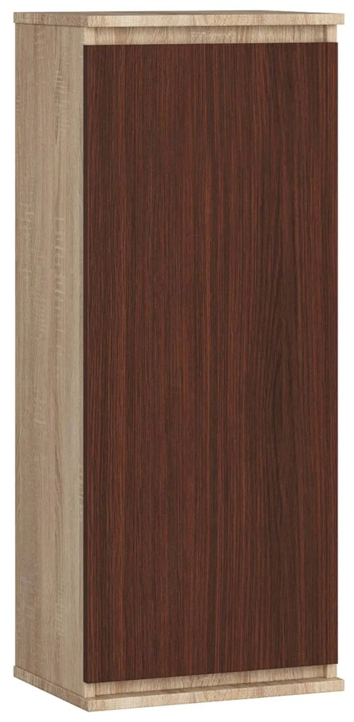 Závesná skrinka Wren II (dub sonoma + wenge). Akcia -17%. Vlastná spoľahlivá doprava až k Vám domov. 1069111