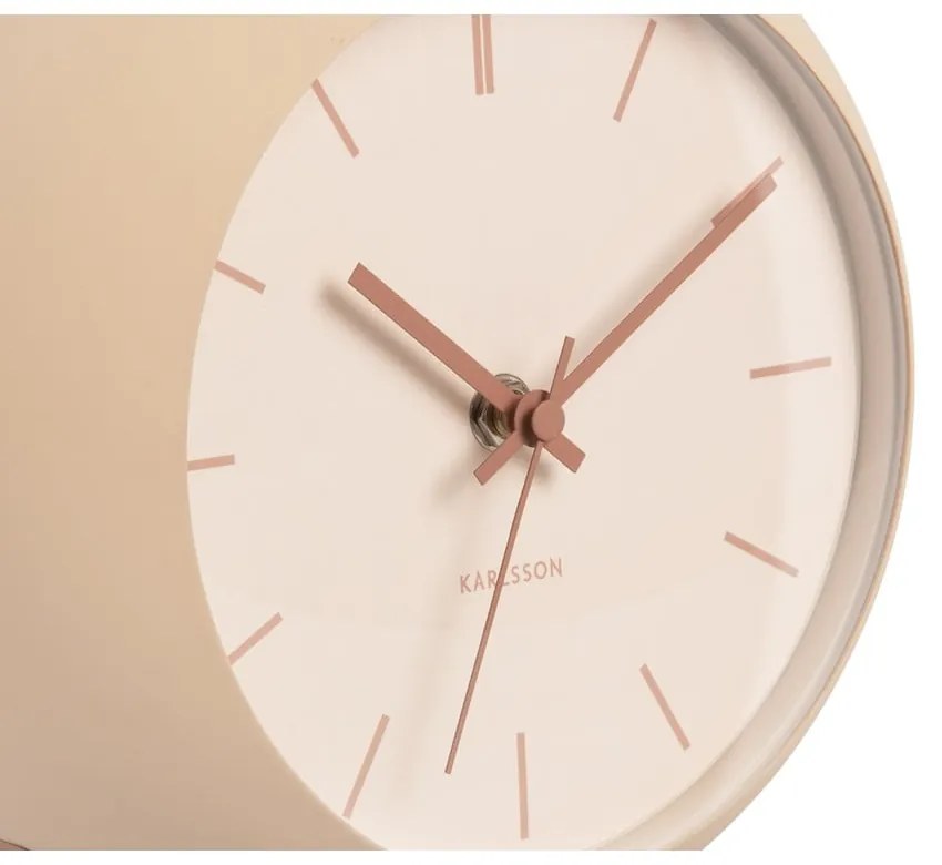 Stolové hodiny ø 21 cm Nirvana Globe – Karlsson