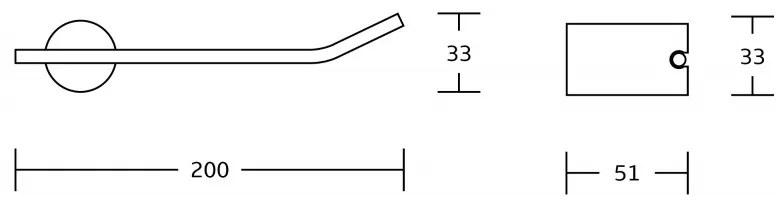 Mexen príslušenstvo, Aron držiak na wc papier, čierna/zlatá, 7088133-57