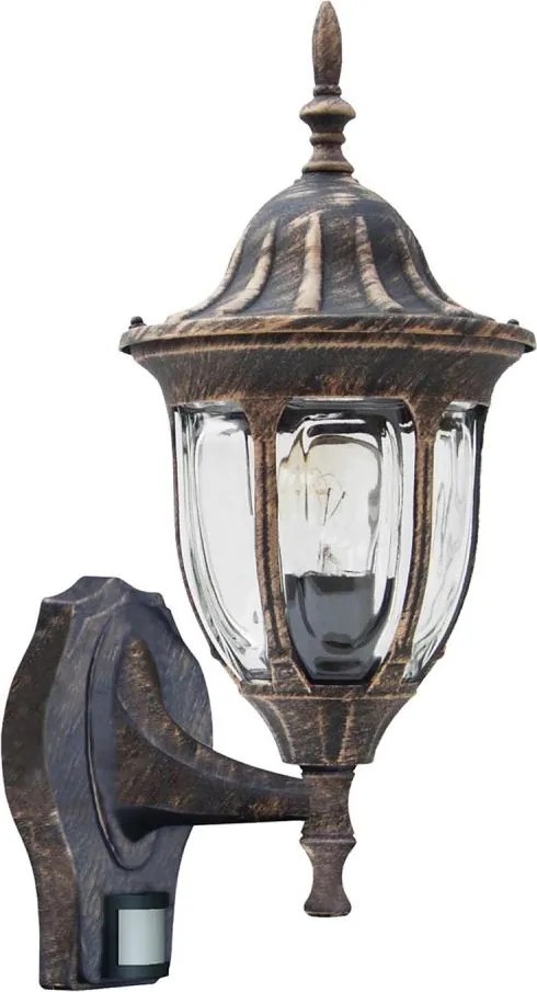 Rabalux 8370 - Vonkajšie svietidlo so senzorom MILANO 1xE27/60W/230V