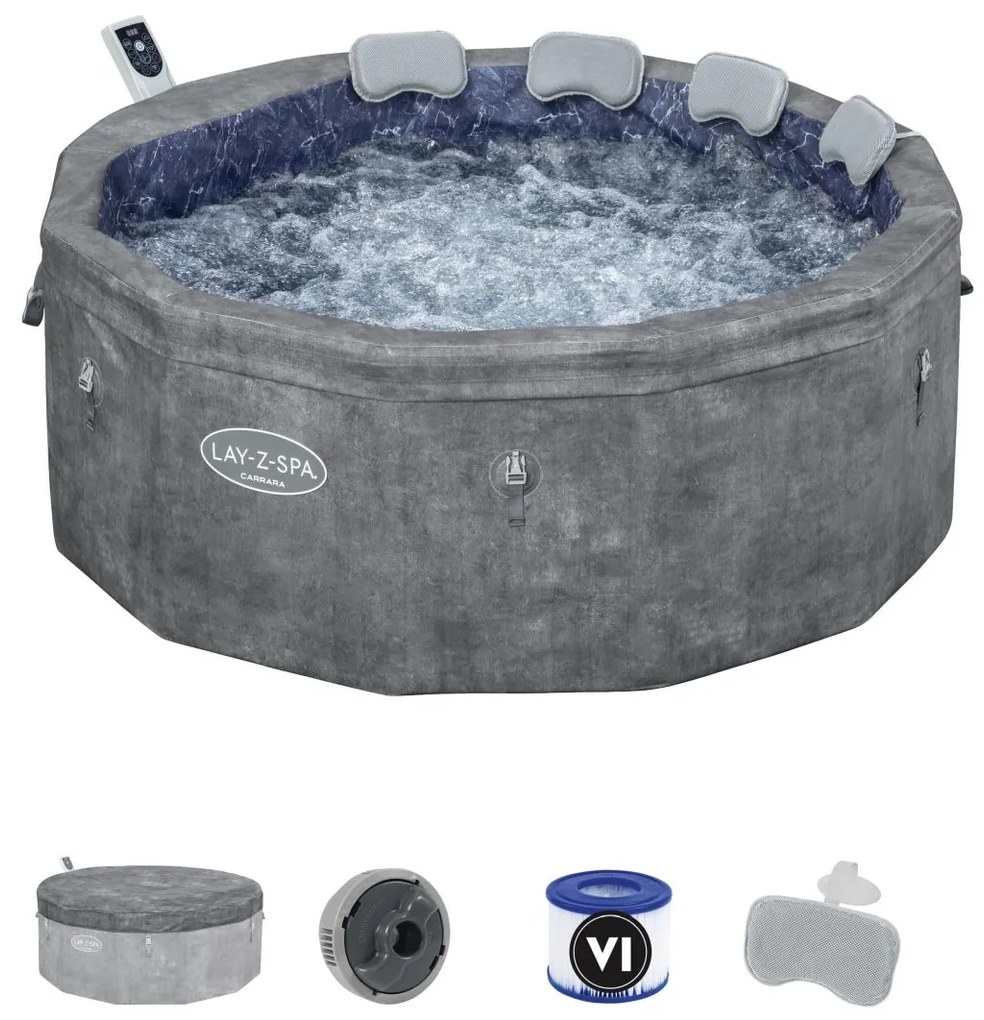 Lay-Z-Spa Carrara SMART Air Jet Jacuzzi BESTWAY 6001V