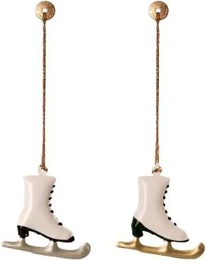 Kovová ozdoba - korčule-1ks