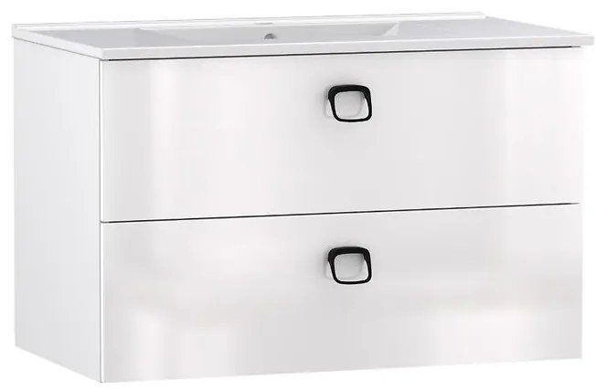 Kúpeľňová zostava Teone 80 2S biela