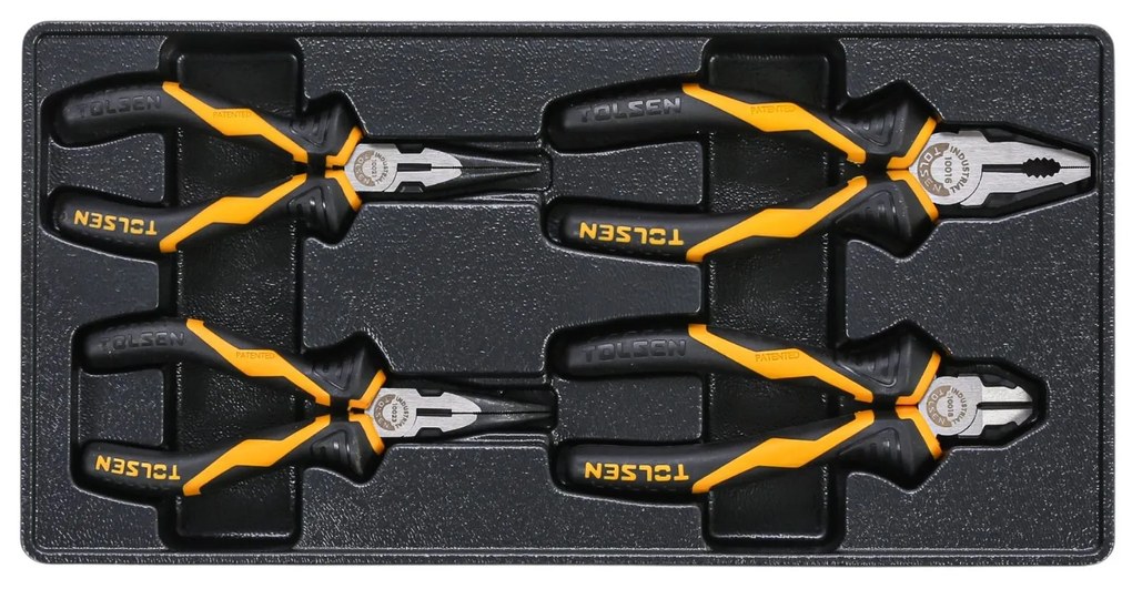 Tolsen Pojazdný dielenský vozík na náradie, vrátane 189 náradia, 7 zásuviek